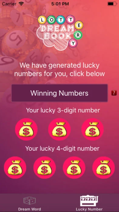 Lottery DreamBook screenshot